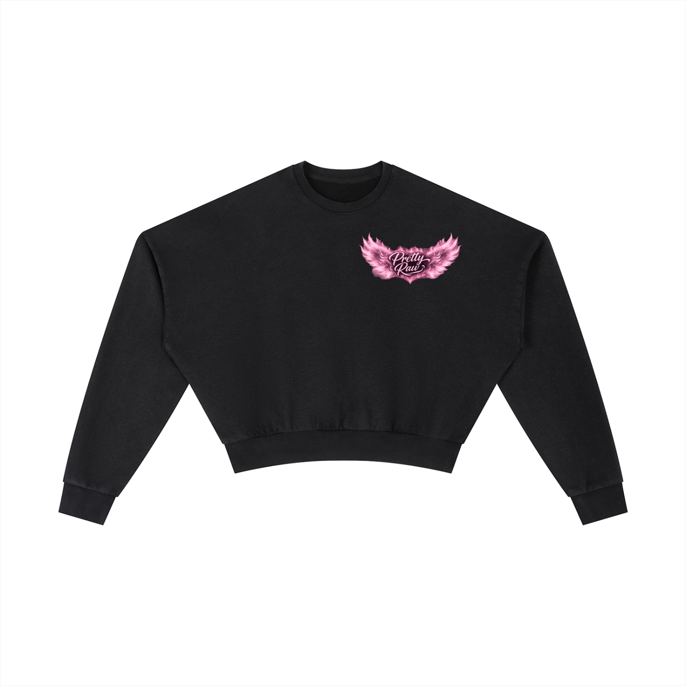 Pretty Raw Cropped Sweatshirt