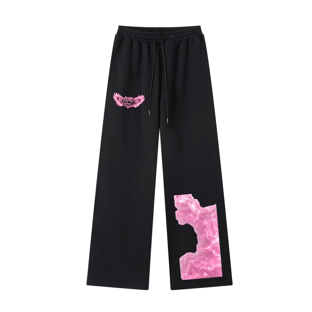 Pretty Raw Straight-Leg Sweatpants