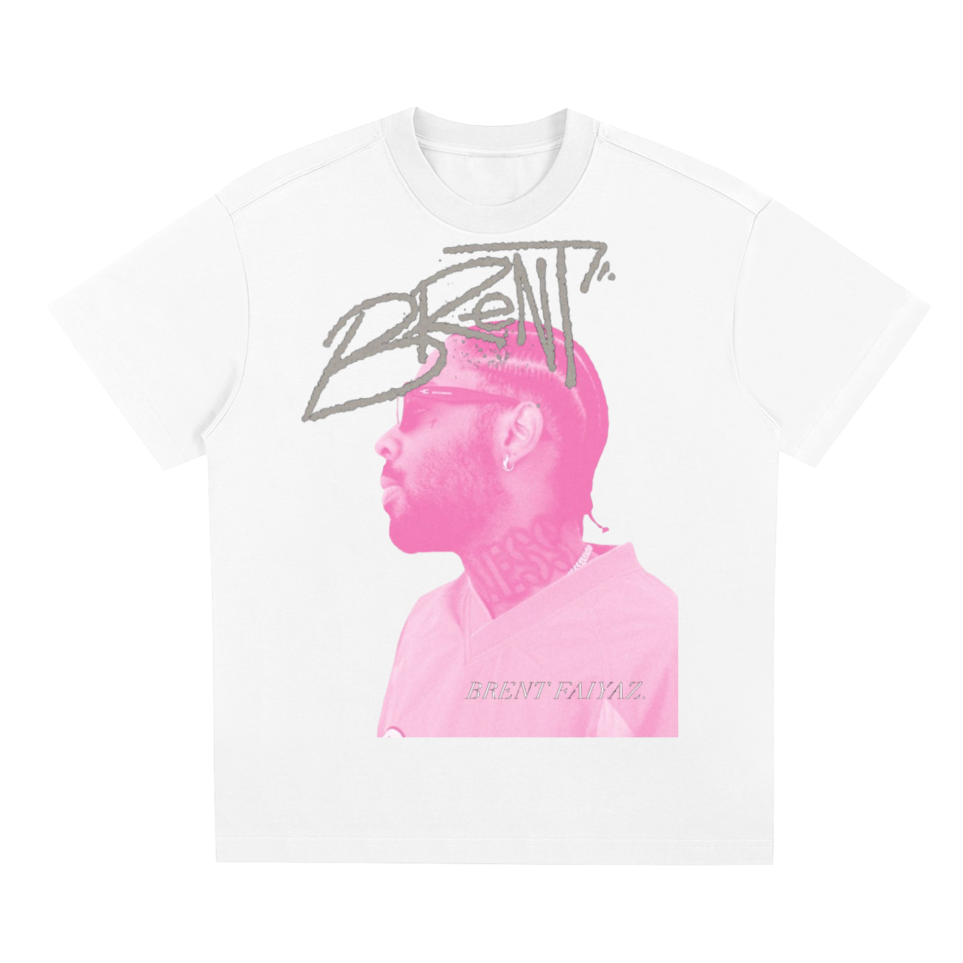 Pink Brent Faiyaz T-Shirt