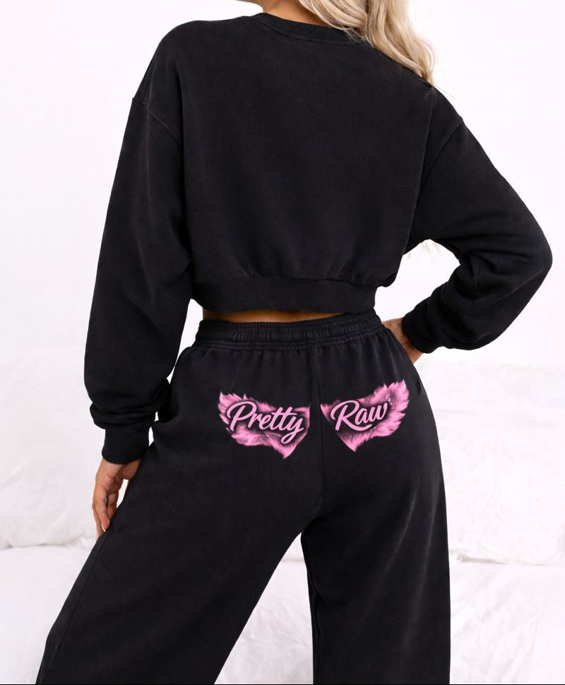 Pretty Raw Cropped Sweatshirt