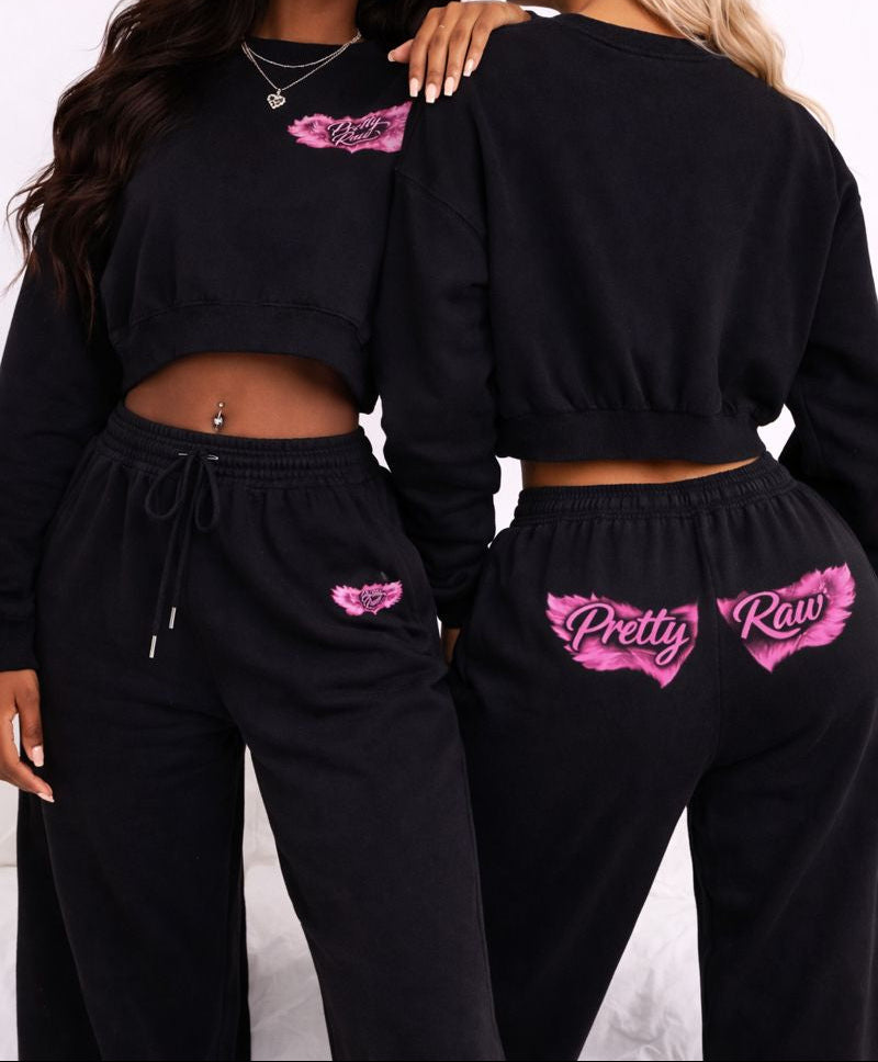 Pretty Raw Cropped Sweatshirt